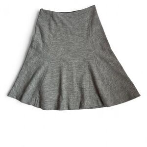 L' agence Grey Wool Skirt